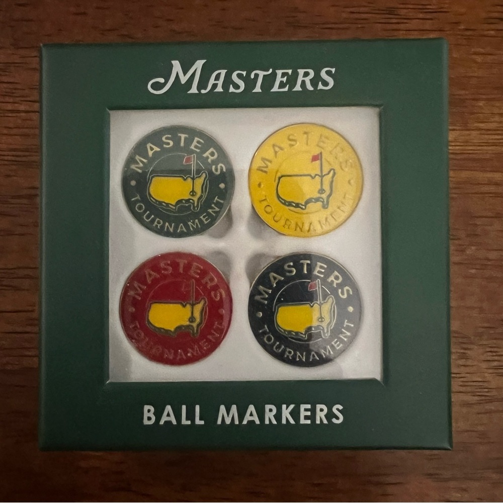 Masters Tournament Ball Markers Set